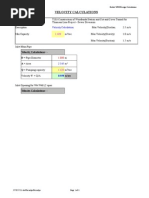 Calculation of Flow Velocity