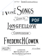 Cowen 9 Songs Written by Longfellow Altobaritone