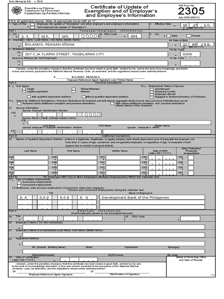 BIR Employer Update Memorandum | PDF | Taxation | Government Information