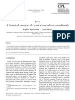 A Historical Overview of Chemical Research On Cannabinoids