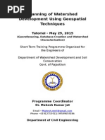 Tutorial Application of GIS for Watershed