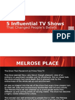 5 Influential TV Shows 