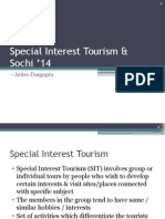 Special Interest Tourism & Sochi '14