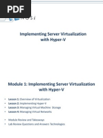 Module1ImplementingServerVirtualizationwithHyper V PDF