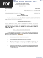 Johnston v. One America Productions, Inc. et al - Document No. 20