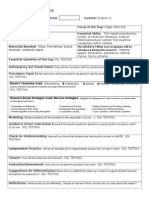 Lesson Template: What New Vocabulary Will Be Introduced During This Lesson?)