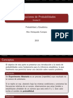 Unidad II Distribuciones de Probabilidad