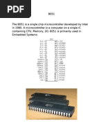 8051 Microcontroller Detailed Tutorial