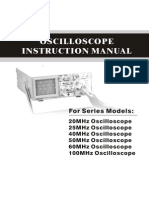 Analog Oscilloscope Manual