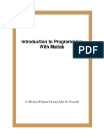 Programming in Matlab