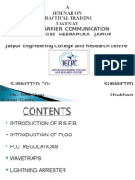 Practical Training on PLCC Communication Systems