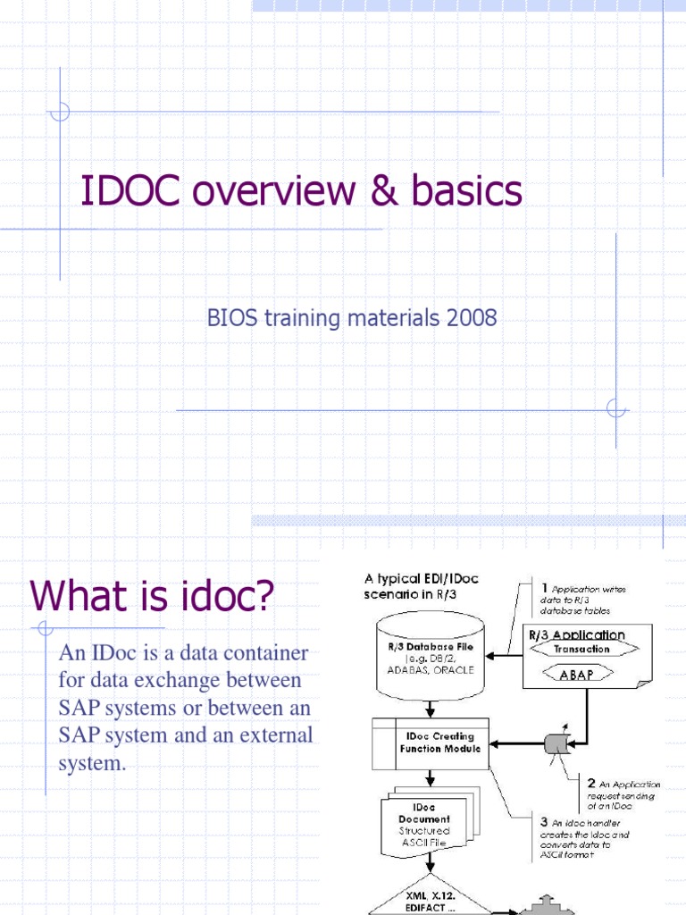 IDoc Basics and Overview in SAP | PDF