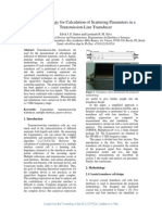 JP_Methodology for Calculation of Scattering Parameters in a Transmission-Line Transducer