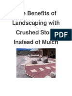 The Benefits of Landscaping With Crushed Stone Instead of Mulch
