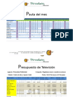 Presupuesto de Agencia