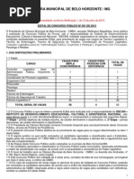 Edital - Câmara Municipal BH