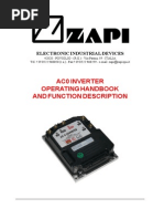 ZAPI AC-0 Manual | PDF | Power Inverter | Switch
