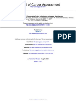 An Investigation of Personality Traits in Relation to Career Satisfaction