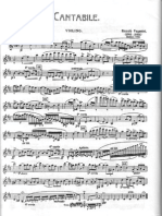 Cantabile - violin (Niccolò Paganini)