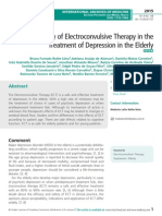 The Efficiency of Electroconvulsive Therapy in the Treatment of Depression in the Elderly