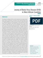 The Political Economy of Ebola Virus Disease (EVD) in West African Countries