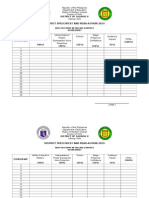 Score Sheets