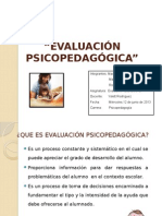 Evaluación Psicopedagógica