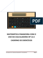Conhecendo A Calculadora HP 12C Caderno de Exercicios PDF
