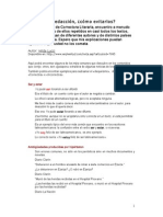 Errores de Redaccion. Como Evitarlos. Articulo