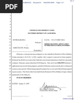 Karafili v. Tilton Et Al - Document No. 9