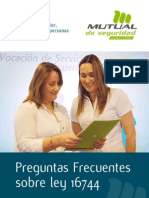 Preguntas Frecuentes Ley 16744