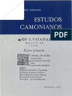 Camões - Da Costa Ramalho, Américo - Estudos Camonianos (1975)