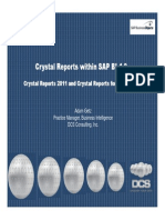 Crystal Reports in BI 4.0