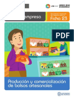 Produccion y Comercializacion de Bolsos Artesanales PDF