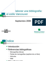 Bibliografia Segun Vancouver