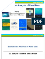 Econometric Analysis of Panel Data: William Greene Department of Economics Stern School of Business