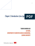 Chapter 2: Introduction T Java Applications: Lecturer, Department of Computer Science & Engineering, Leading University