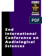 International Conference On Audiological Sciences 2015