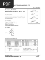 FET 75N75 Transistor 