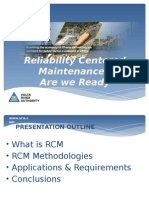 Reliability Centered Maintenance