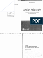 Sidicaro, Ricardo - La Crisis Del Estado