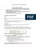 Introduction To System Analysis and Design