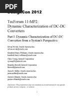 Dynamic Characterization of DC-DC Converters