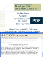 Developer 2000 Forms and Reports (Oracle 9i)