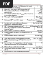 Punjab Patwari - Guess Paper - FINAL | PDF