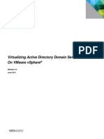 Virtualizing Active Directory Domain Services on VMware VSphere