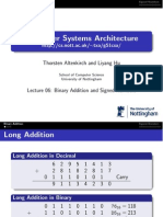 Computer Systems Architecture: Thorsten Altenkirch and Liyang Hu