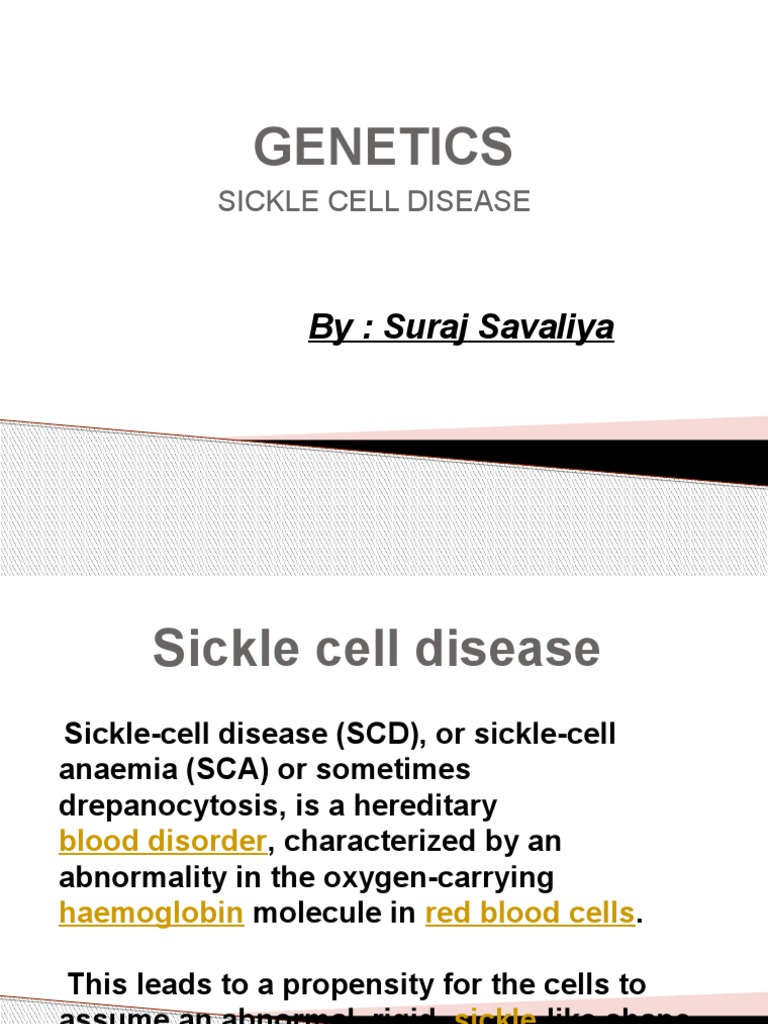 Sickle Cell Disease | PDF | Sickle Cell Disease | Medicine