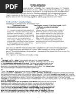 Peshitta Distinctions