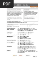 Abbreviations and Acronyms: Page 1 of 3